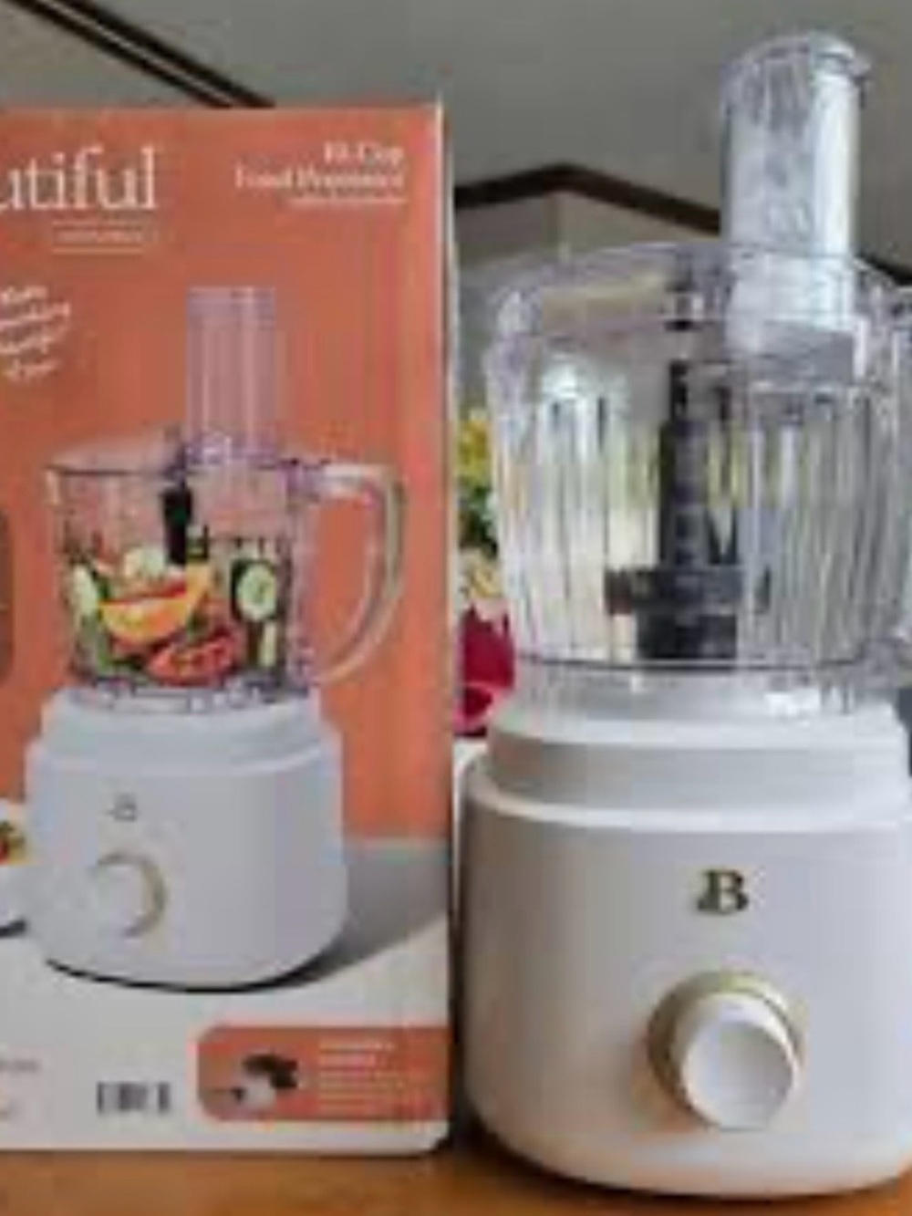 Beautiful by drew 10 Cup Food Processor with Variable Speed Control